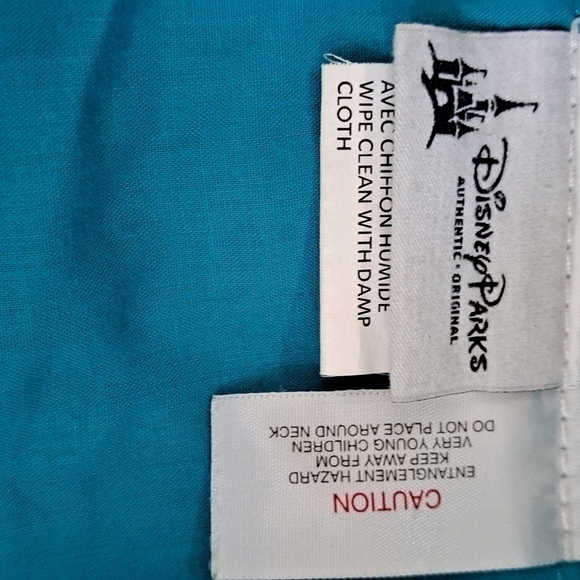 Authentic Disney Parks Backpack Madras Plaid Quilted Fabric 12" x 11" x 4" - Picture 11 of 15